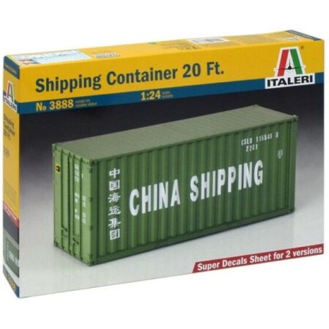 20ft Shipping Container - Super Decal Sheet Included