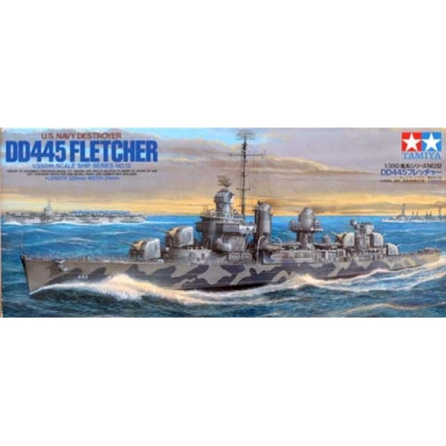 U.S.S. Navy Destroyer DD445 Fletcher