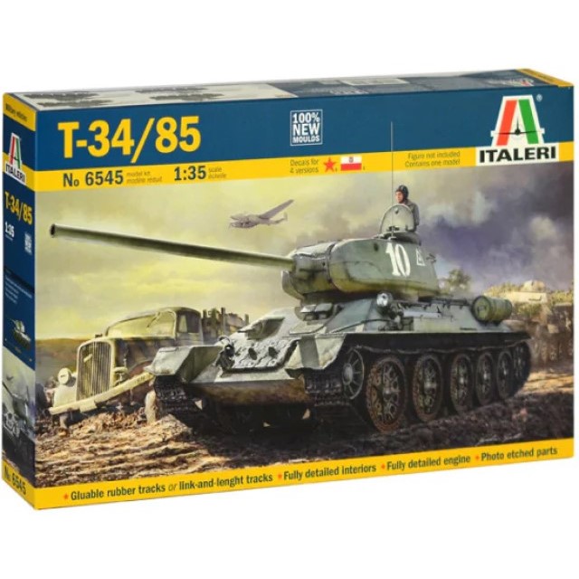 T-34/85 with Photo Etched Parts