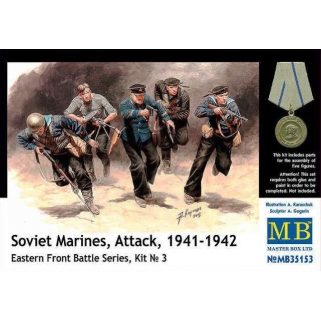 Soviet Marines, Attack, 1941 - 1942 - Eastern Front Battle Series Kit No 3