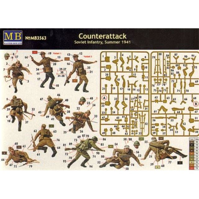 "Counterattack" Soviet Infantry, Summer 1941