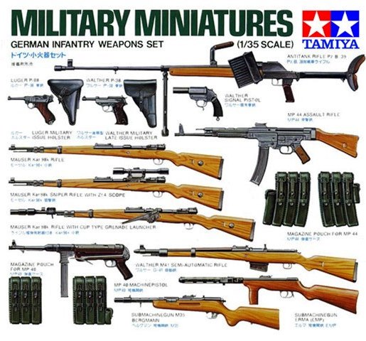 German Infanrty Weapons Set
