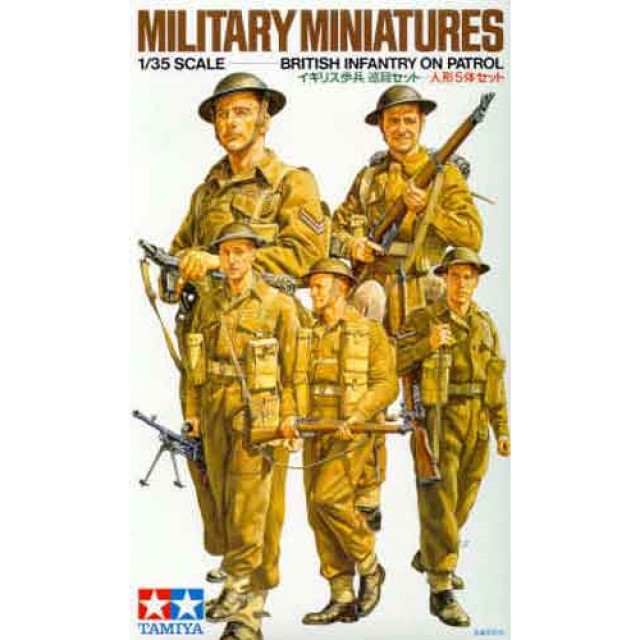 British Infantry On Patrol