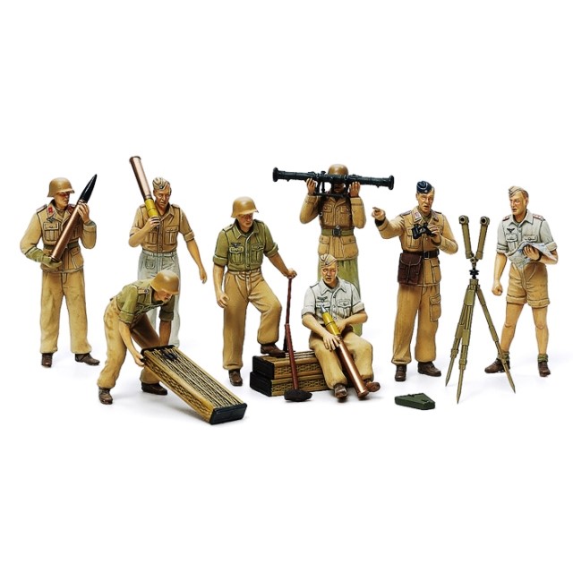 German Africa Corps Luftwaffe Artillery Crew