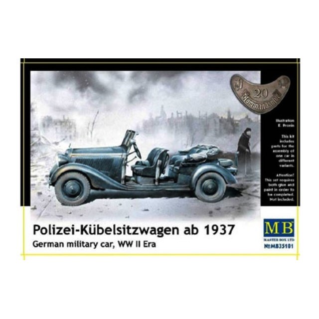 Polizei-Kubelsitzwagen ab 1937 German Military Car (WWII Era)