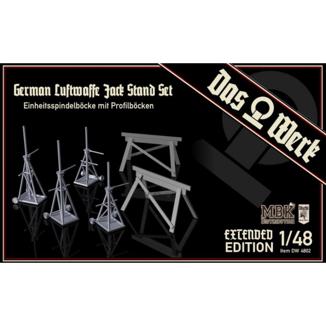 German Luftwaffe Jack Stand Set Extended Edition