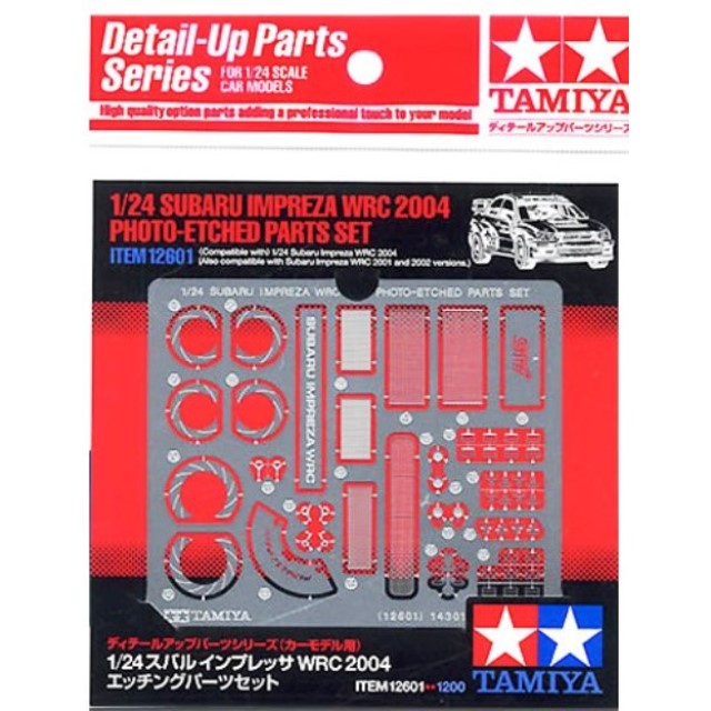 Subaru Impreza WRC 2004 Photo Etched Parts Set