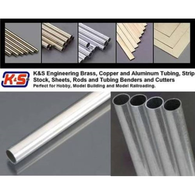 (9/32") Dia 7.14mm Round Aluminium Tube 1Pcs - L = 304.8mm