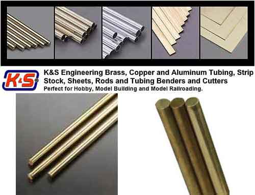 (5/32") Dia 3.96mm Solid Brass Rod - L = 304,8mm