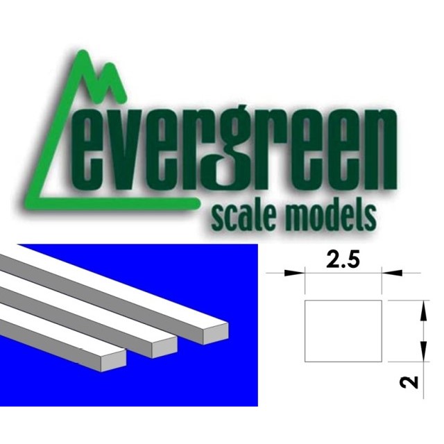 Dimensional Strips 2.5mm x 2.0mm (10 Strips Per Pack) #165 