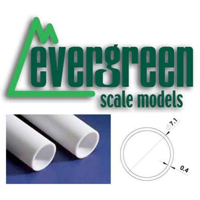 Tube Dia 7.1mm x 0.4mm Wall Thickness (3 Pieces Per Pack) #229 