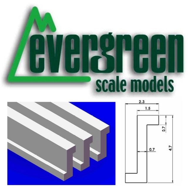 Z-Channel 4.7mm x 360mm (3 Pieces Per Pack) #756 