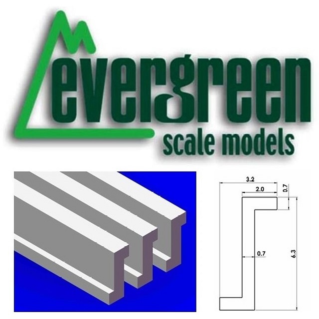 Z-Channel 6,3mm x 360mm (2 Pieces Per Pack) #757 