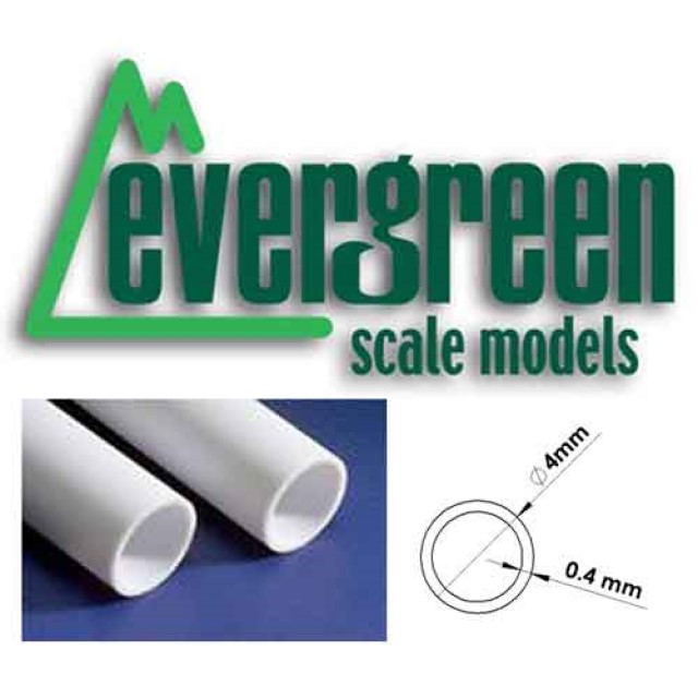 Tube Dia 3.9mm x 0.4mm Wall Thk (4 Pieces Per Pack) #225