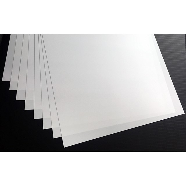 Plain Styrene Sheets 1.0mm Thk - Size 304.8mm x 152.4mm (2 Pieces Per Pack) #9040