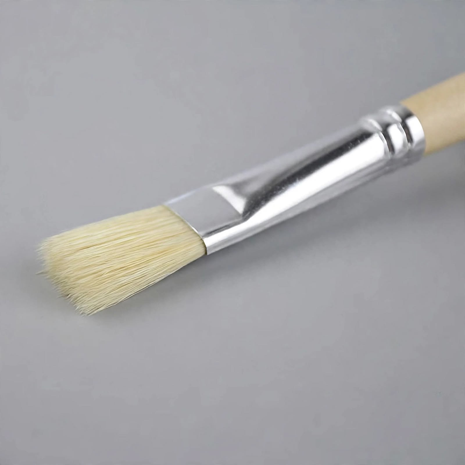 #12 Flat Head Brushes, Designed with Bristle Brush Heads and Long Handles