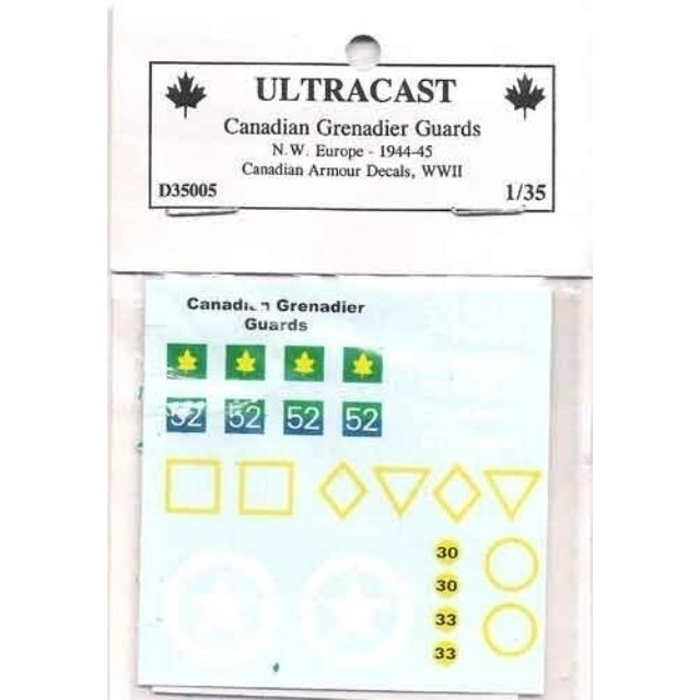 Canadian Armoured decals - Canadian Grenadier Guards