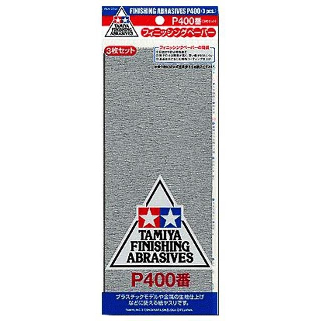 Finishing Abrasives P400 (3 Sheets)