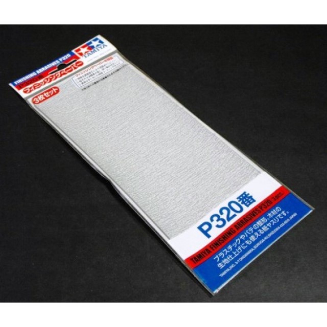 Finishing Abrasives P320 (3 Sheets)