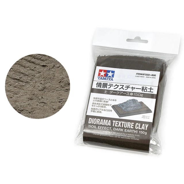 Diorama Texture Clay (Soil Effect, Dark Earth)