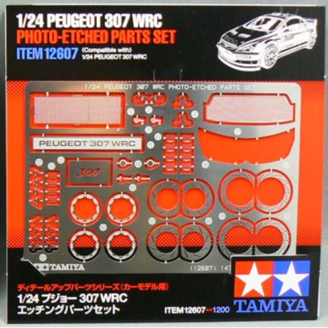 Peugeot 307 WRC Photo Etched Parts