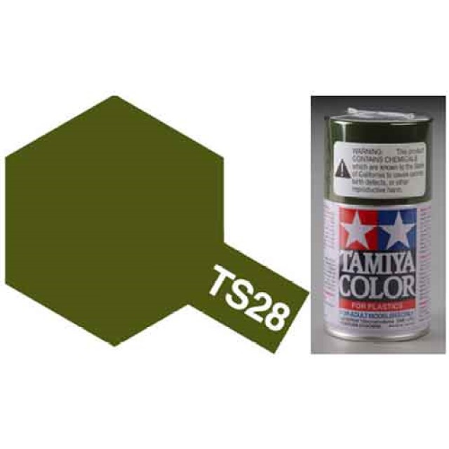 TS-28 Olive Drab 2 - Matt - Synthetic Lacquer Paint
