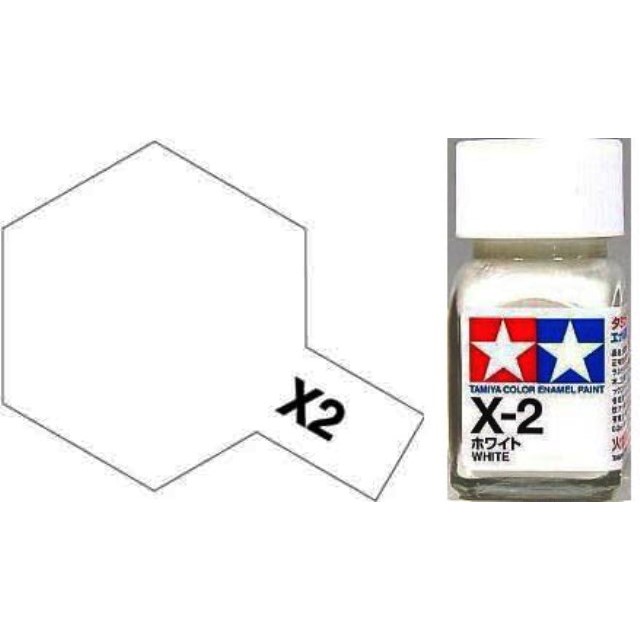 X-2 White - Gloss - Enamel Paint