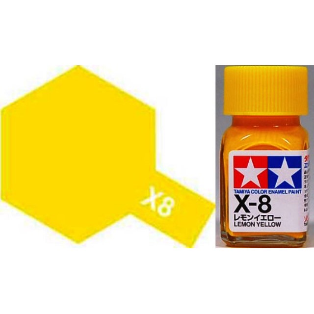 X-8 Lemon Yellow - Gloss - Enamel Paint