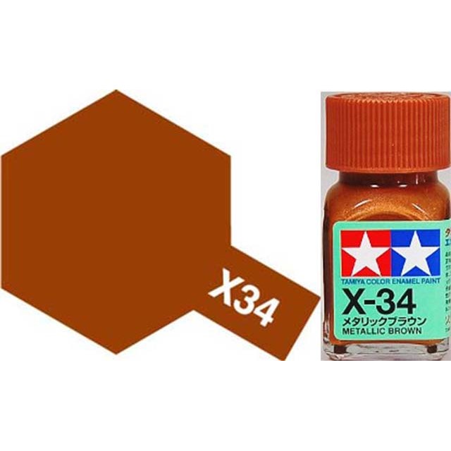 X-34 Metallic Brown - Gloss - Enamel Paint