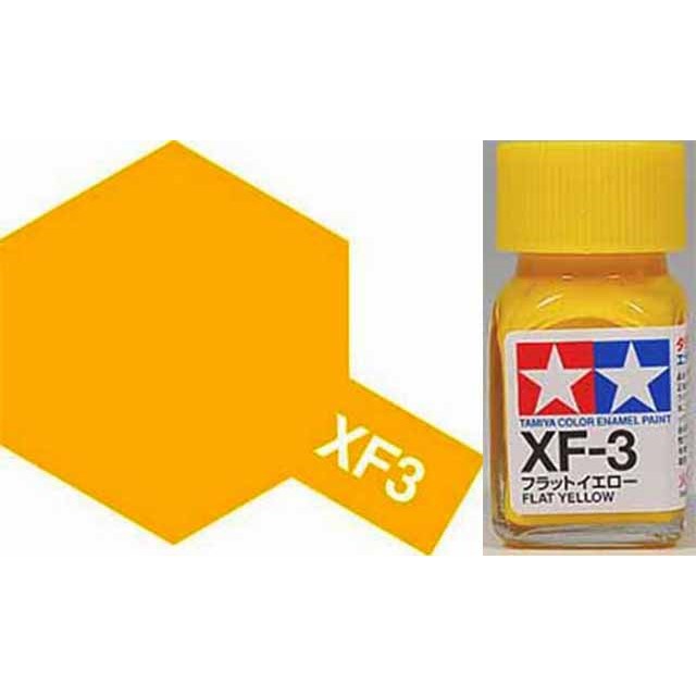 XF-3 Flat Yellow Enamel Paint