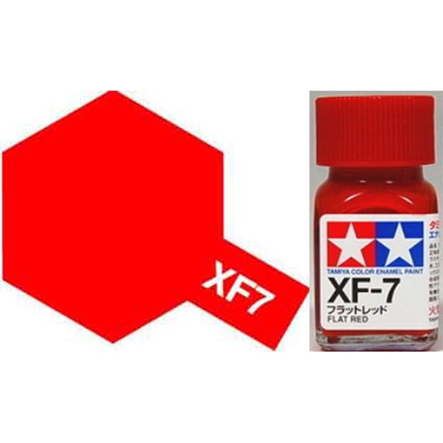 XF-7 Flat Red Enamel Paint