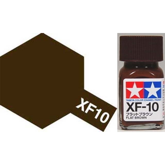 XF-10 Flat Brown Enamel Paint