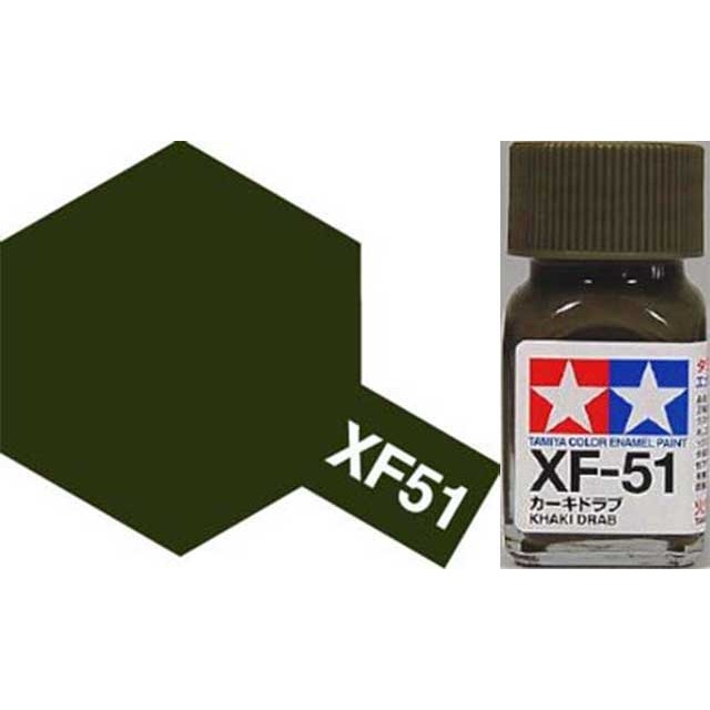 XF-51 Khaki Drab Enamel Paint