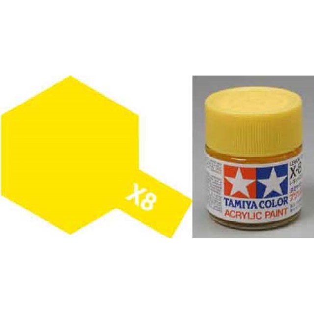 X-8 Lemon Yellow Acrylic