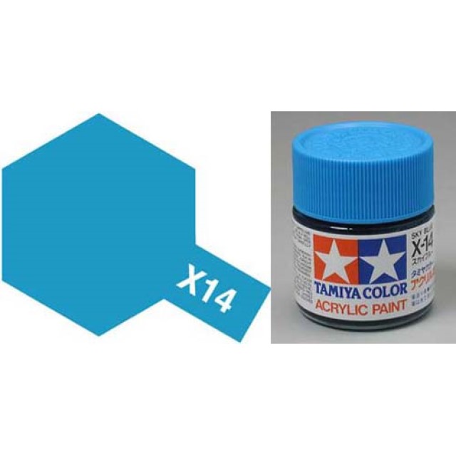 X-14 Sky Blue Acrylic