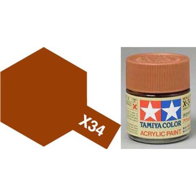 X-34 Metalic Brown Acrylic