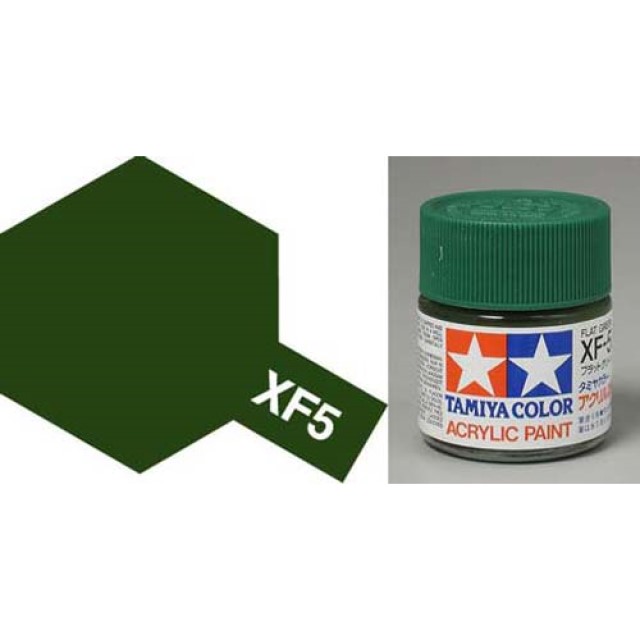 XF-5 Flat Green Acrylic