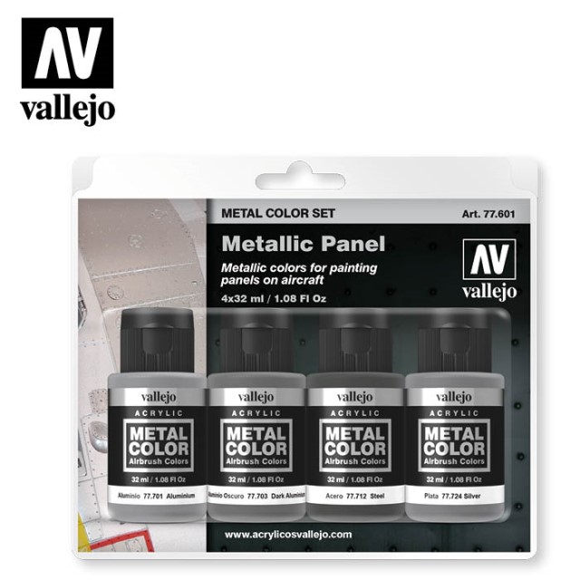 Metallic Panel #601 (4 Metal Color Bottles)