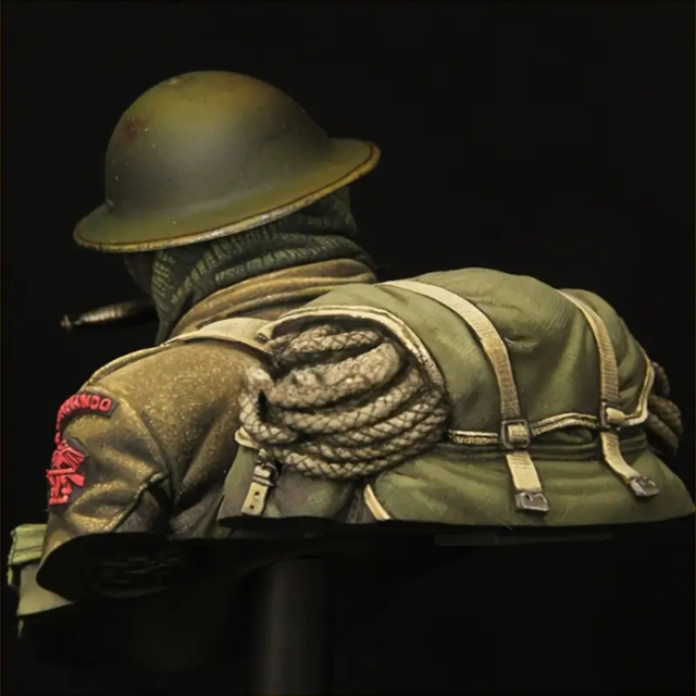 WWII Resin Model Figure Bust British Commandos